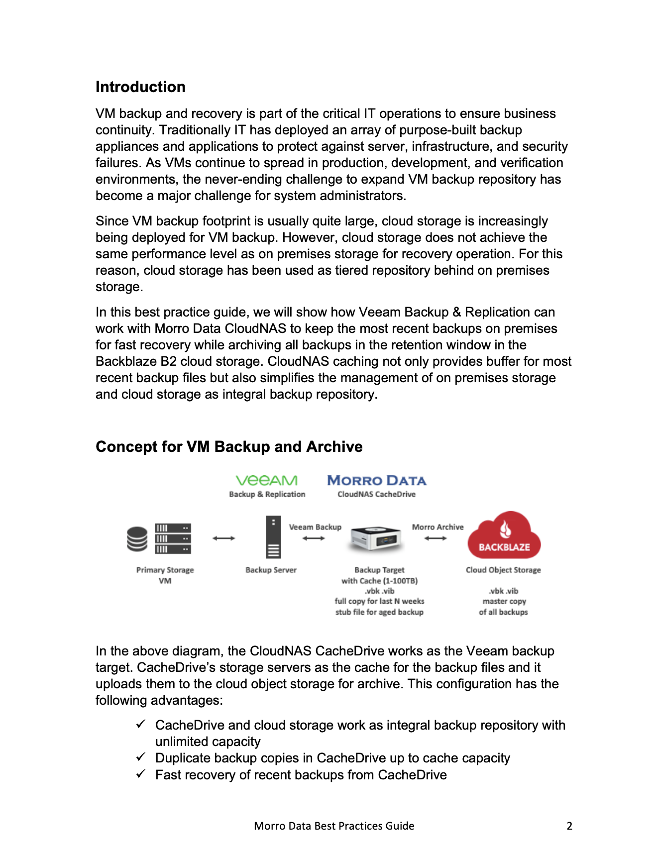 A best Practice Guide: VM backup to the cloud with Backblaze Cloud Storage