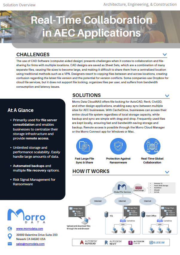 AEC File Storage Services with Cloud NAS